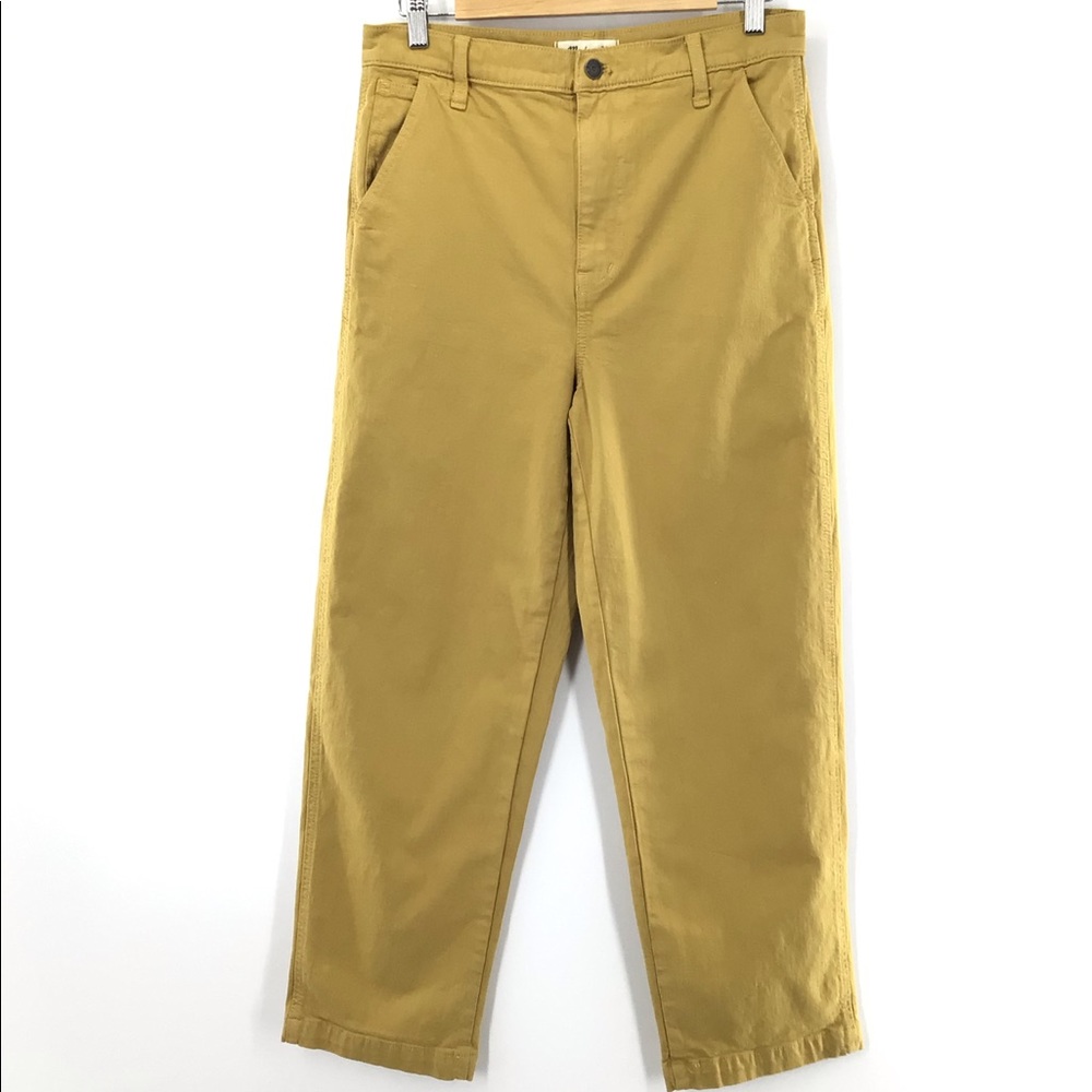 Madewell Mustard Yellow Hi Rise Boyfriend Jean 28